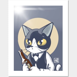 Waiter Cat Posters and Art